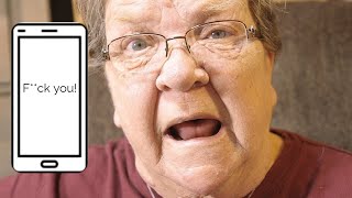 Angry Grandma reads Hate Comments Compilation [upl. by Mckenzie]