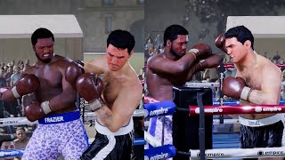 Rocky Marciano vs Joe Frazier  Never Underestimate the foe  Undisputed Boxing Game Online Fight [upl. by Ecyob164]