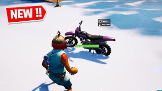 NEW Fortnite Motorcycle Gameplay and locations [upl. by Reece]