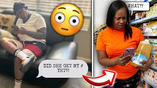 ACCIDENTALLY TEXTING MY WIFE “DID SHE GET MY NUMBER YET” PRANK GONE WRONG [upl. by Attennot919]