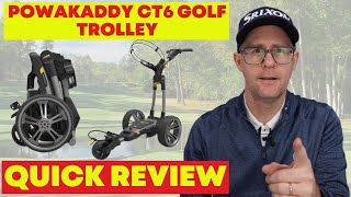 Powakaddy CT6 Electric Golf Trolley  Review [upl. by Wilkey]