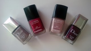 Smalti autunnali CHANEL e DIOR a confronto [upl. by Wehtta]