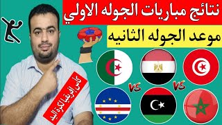 كأس إفريقيا لكرة اليد مصر 2024نتائج مباريات اليومموعد الجوله الثانيهالجزائر وتونس والمغرب وليبيا [upl. by Aizat]