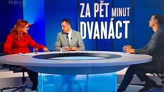 Zuzana Majerová vs Tomáš Zdechovský o Evropské unii  Za pět minut dvanáct  TV NOVA 10 12 2023 [upl. by Roseanne591]