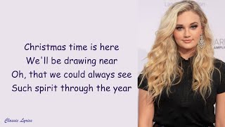 Hollyn  Christmas Time Is Here Lyric Video [upl. by Ahsilla]