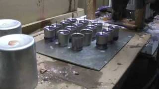 How to Make a Votive Candle by Hand [upl. by Ydnamron]