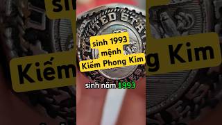 sinh 1993 mệnh Kiếm Phong Kim đeo đá màu gì hợp phong thủy nhanmyxua phongthuy nhannam [upl. by Akinej116]