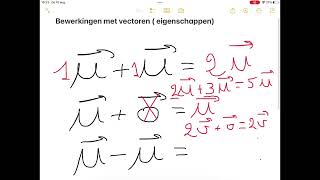 2847 Bewerkingen met vectoren  eigenschappen [upl. by Diogenes]