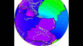 Southeast Asia plate tectonic evolution  plate velocities [upl. by Salamanca]