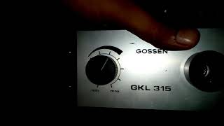 Fiber optic lamp GOSSEN GKL 315 part 2 [upl. by Ajit]