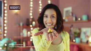 Celebrate Festive Season with ShraddhaKapoor and HERSHEYS KISSES [upl. by Tiana]