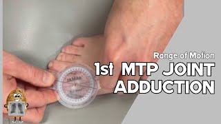 ROM Metatarsophalangeal MTP Joint I ADDuction Range of Motion [upl. by Ladiv594]