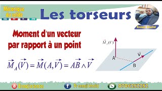 Moment d’un vecteur par rapport à un point [upl. by Letniuq]