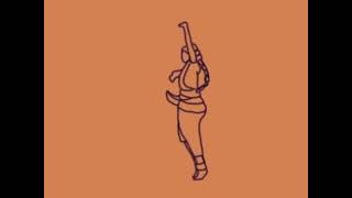 Rotoscope animation of bharatanatyam dance [upl. by Rabbi]