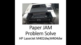 How To Fix HP Laser Jet Pro M402dwand 404dw Printers Paper Jam HP M402dw Paper Jam issue Solved [upl. by Lankton]