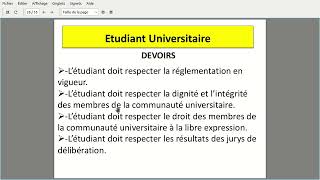 Cours 4 Partie 2 Ethique et Déontologie Universitaire [upl. by Eittam813]