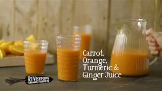 Carrot Orange Turmeric amp Ginger Juice [upl. by Una638]