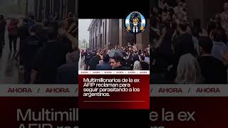 🚨🇦🇷  AHORA Multimillonarios de la extinta AFIP reclaman para seguir parasitando a los argentinos [upl. by Gennaro]