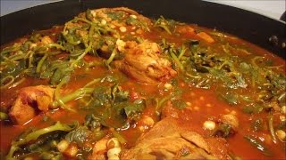 Muslos de pollo con verdolagas al guajillo [upl. by Azelea]