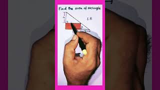 Area of shaded region  Similar triangles shorts maths similarities [upl. by Fraser]