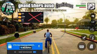 UPDATE GTA San Andreas Definitive Edition V3 Modpack For Android GTA Mobile 2024 JR 21 [upl. by Anahpos]