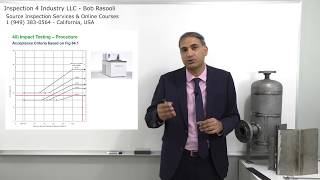 Impact Test Acceptance Criteria for ASME VIII Div 1 Pressure Vessel API 510 API SIFE Exam [upl. by Ogilvie]