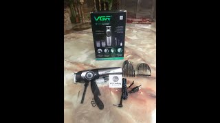 VGR V088 Professional Gear Adjustable Comb Hair Trimmer ACDC [upl. by Innep]