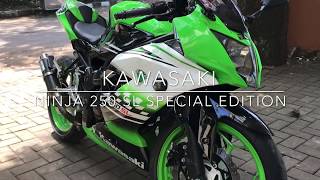 Kawasaki Ninja 250 SL MONO Special Edition First Look Indonesia [upl. by Nilac119]