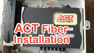 ACT Fibernet Complete Installation [upl. by Sorkin]