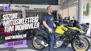 Suzuki Motosiklet nakit ödeme kampanyaları Ağustos 2024 [upl. by Nolana582]