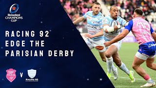 Highlights  Stade Francais Paris v Racing 92  Round of 16 │Heineken Champions Cup Rugby 202122 [upl. by Rabbi]