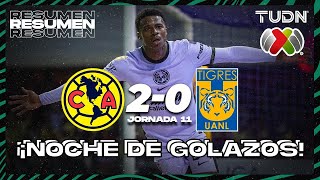 HIGHLIGHTS  América 20 Tigres  CL2024  Liga Mx J11  TUDN [upl. by Apfelstadt]