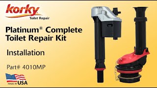 How to Install Platinum Complete Toilet Repair Kit  4010MP  Korky Toilet Repair [upl. by Andromache455]