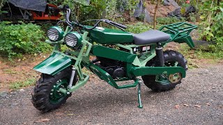 How to Make 2WD Motorcycle  Homemade 2WD Motorcycle [upl. by Newmann686]