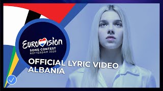 Arilena Ara  Fall From The Sky  Albania 🇦🇱  Official Lyric Video  Eurovision 2020 [upl. by Meghan147]