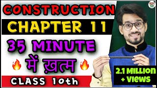 Construction  Class 10 Maths Chapter 11  Full Chapter ExplanationExerciseQuestionsEX 111112 [upl. by Pomfret252]