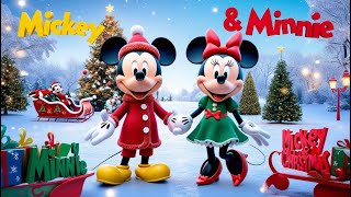 Mickey amp Minnie’s Christmas Wonderland🎅🎶 I Joy To The World Carols Song I Xmas Fun For Kids [upl. by Nedyaj]