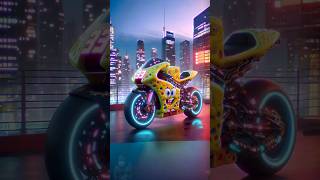 ❤😍Evolution of Spongebob  MotoGP V2  Transformations cute animation love ai shorts [upl. by Haily823]