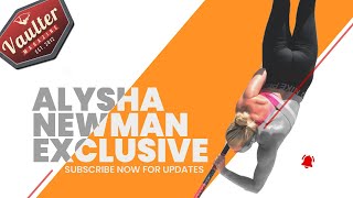 Vaulter Magazine  Alysha Newman Interview at their Pole Vault Training Facility [upl. by Annaihr]