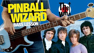 Pinball Wizard The Who  Bass Lesson [upl. by Odetta480]