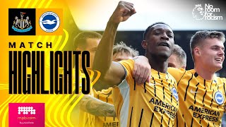 HIGHLIGHTS  Newcastle v Brighton  Premier League [upl. by Navonod]