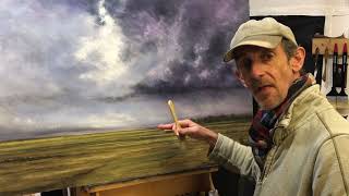 Blending An Oil Painting with Nial Adams  Basic Tips and Tricks [upl. by Machutte358]