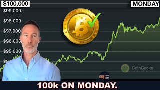 100K BITCOIN ON MONDAY TETHER amp US GOVERNMENT PARTNERSHIP amp TARIFFS [upl. by Mclaurin]