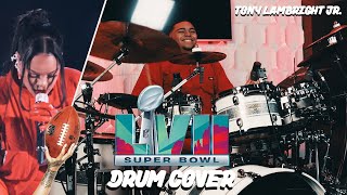 Rihanna  Super Bowl LVII Halftime Show DRUM COVER [upl. by Merwin]