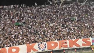 582010 Hajduk  Dinamo Bukurešt 30  Torcida split  Mrzim Dinamo srpsko ime to [upl. by Aniar]