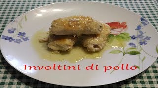 Involtini di pollo ripieni  Ricetta secondo piatto succulenta 45 [upl. by Lizbeth]