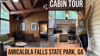 FULL CABIN TOUR in Amicalola Falls State Park Dawsonville Georgia  Pangani Tribe [upl. by Vidovic51]