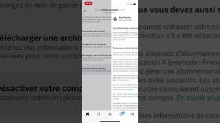 Comment supprimer définitivement son compte Twitter X 2024 smartphone iphone astuce twitter [upl. by Anolla458]
