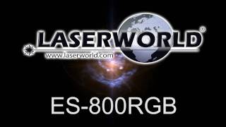 Laserworld  ES800RGB  Evolution Series RGB whitelight projector with ROYALBLUE 445nm [upl. by Enahc246]