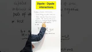 Dipole  Dipole interactions  By Priti Mam [upl. by Uhp578]